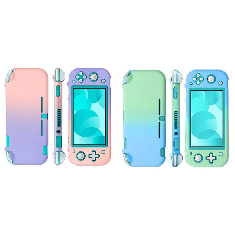 2X чехол для Nintendo Switch Lite, Красочный Милый жесткий чехол-накладка, игровая консоль фиолетово-розовый и сине-зеленый
2X чехол для Nintendo Switch Lite, Красочный Милый жесткий чехол-накладка, игровая консоль фиолетово-розовый и сине-зеленый