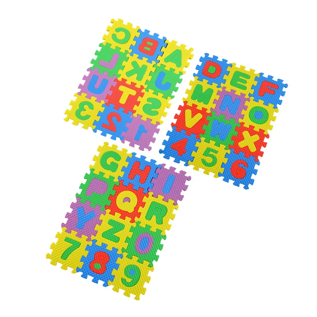 36Pcs Colorful Puzzle Kid Educational Toy Alphabet A-Z Letters Numeral Foam Play Mat Self-Assemble Baby Crawling Pad
36Pcs Colorful Puzzle Kid Educational Toy Alphabet A-Z Letters Numeral Foam Play Mat Self-Assemble Baby Crawling Pad