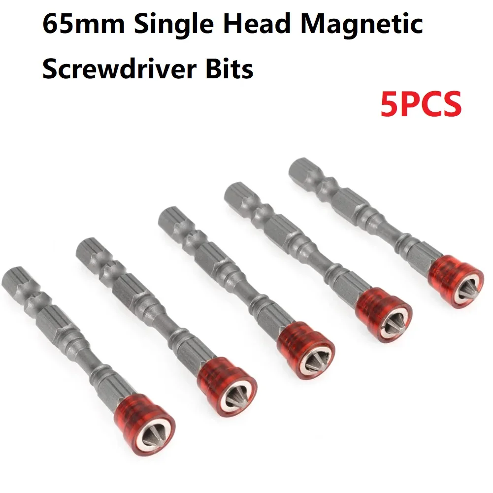 1/5pcs Magnetic Screwdriver Bit Cross-head PH2 Magnetic Screwdriver Bits 1/4 Inch Hex Shank Screwdriver Bit Electric Screwdriver
1/5pcs Magnetic Screwdriver Bit Cross-head PH2 Magnetic Screwdriver Bits 1/4 Inch Hex Shank Screwdriver Bit Electric Screwdriver