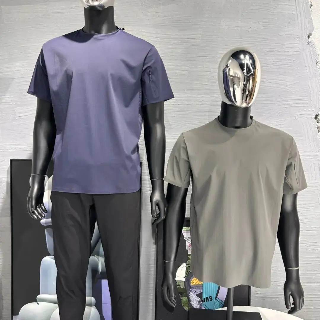 Быстросохнущая футболка для занятий спортом на открытом воздухе с коротким рукавом и круглым вырезом, Легкая однотонная дышащая футболка с рукавом реглан для фитнеса
Быстросохнущая футболка для занятий спортом на открытом воздухе с коротким рукавом и круглым вырезом, Легкая однотонная дышащая футболка с рукавом реглан для фитнеса