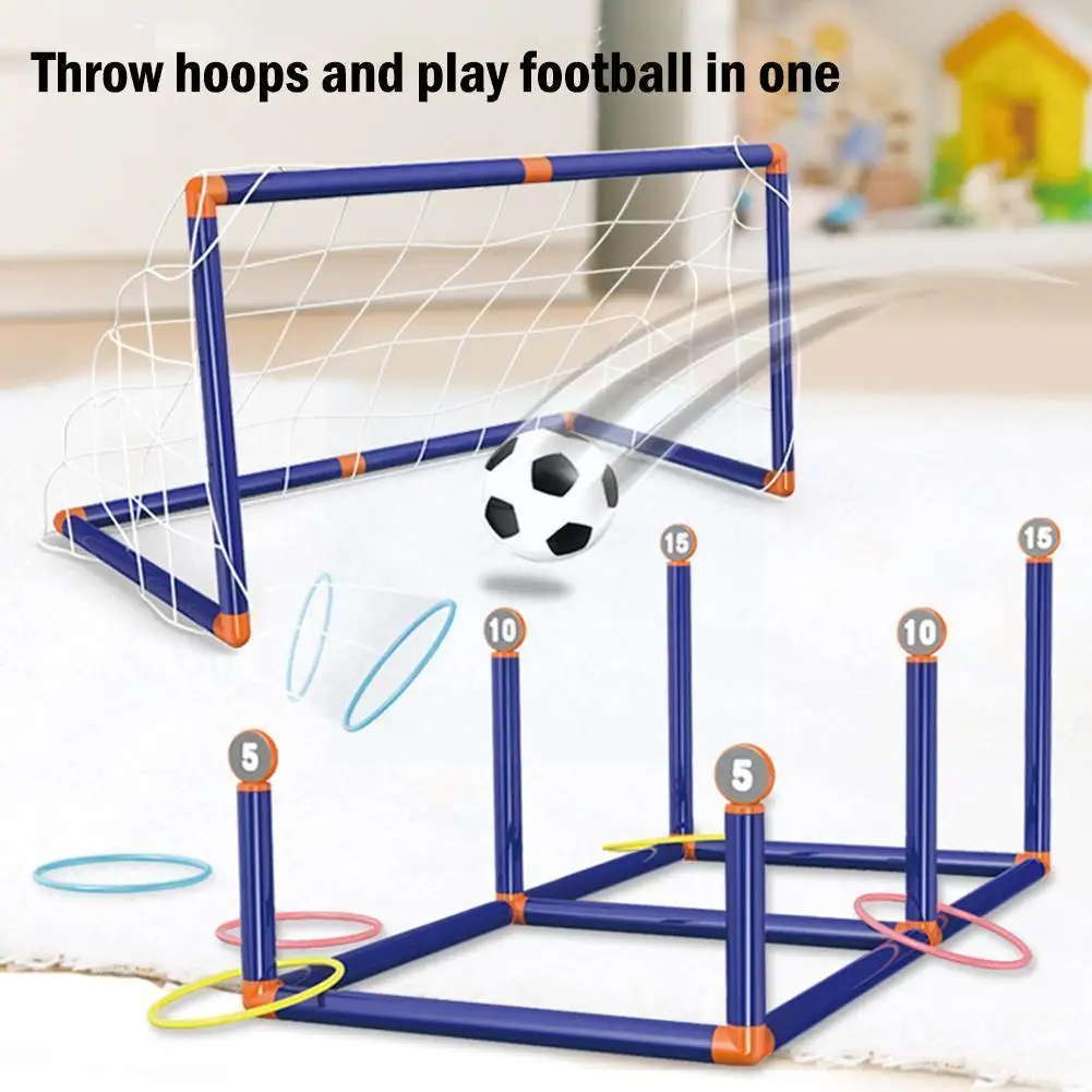 Outdoor Game 2 In 1 Mini Football Football Goal Folding Post Children's Toy Game Ball Easy Assemble Net Sports Pump V8v0 
Outdoor Game 2 In 1 Mini Football Football Goal Folding Post Children's Toy Game Ball Easy Assemble Net Sports Pump V8v0