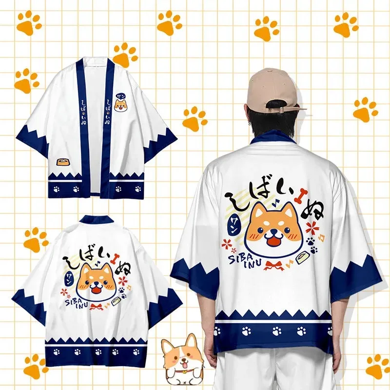 Kawaii Shiba Inu Neko Cat 3D Print Japanese Kimono Haori Yukata Women Men Fashion Cardigan Summer Casual Cool Streetwear Shorts
Kawaii Shiba Inu Neko Cat 3D Print Japanese Kimono Haori Yukata Women Men Fashion Cardigan Summer Casual Cool Streetwear Shorts