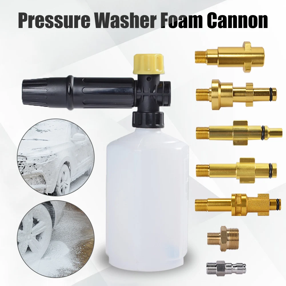Pressure Washer Foam Cannon Adjustable Spraying Foam Cleaning High-Pressure Water Gun For Bmw Tesla VW Benz Porsche Renault
Pressure Washer Foam Cannon Adjustable Spraying Foam Cleaning High-Pressure Water Gun For Bmw Tesla VW Benz Porsche Renault