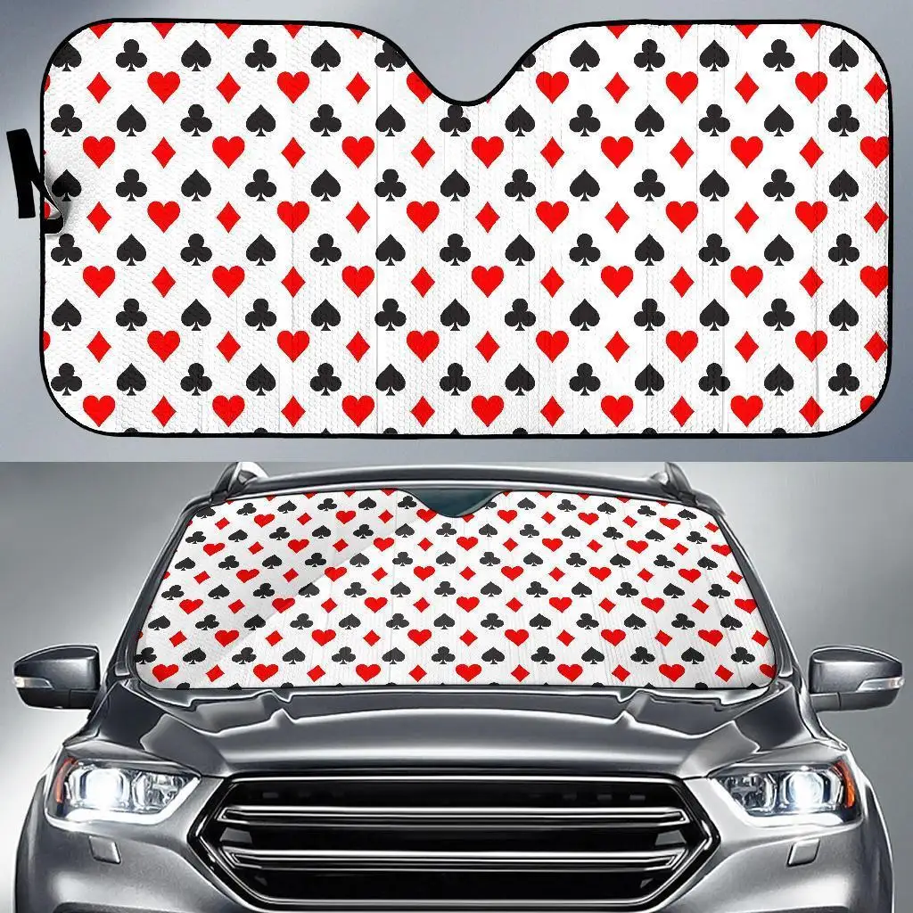 Playing Card Poker Casino Pattern Print Auto Sun Shade Car Windshield Window Cover Sunshade
Playing Card Poker Casino Pattern Print Auto Sun Shade Car Windshield Window Cover Sunshade