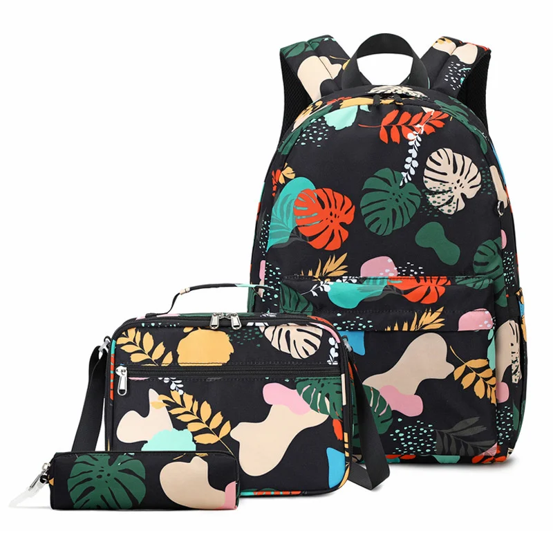 3 Pcs/Set School Bags for Girls Kids Waterproof Flower Schoolbag Teenage Shoulder Backpack Bag Child With Pencil Case 2023 Black
3 Pcs/Set School Bags for Girls Kids Waterproof Flower Schoolbag Teenage Shoulder Backpack Bag Child With Pencil Case 2023 Black