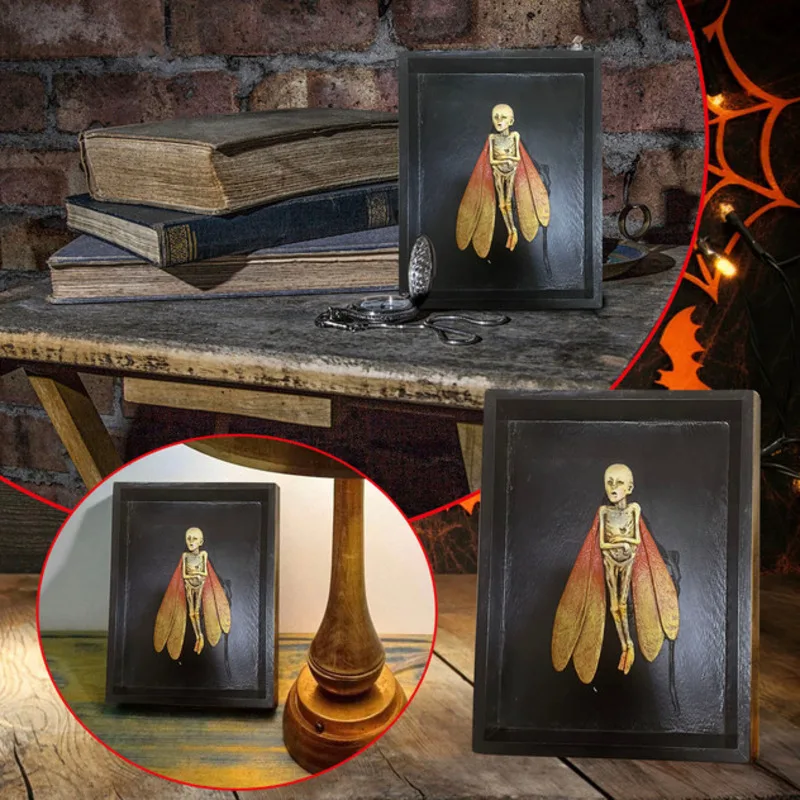 Fairy Specimen Statue Picture Frames Resin Crafts Mummy Photo Frame Halloween Creative Solid Wood Hanging Frame Home Wall Decor
Fairy Specimen Statue Picture Frames Resin Crafts Mummy Photo Frame Halloween Creative Solid Wood Hanging Frame Home Wall Decor