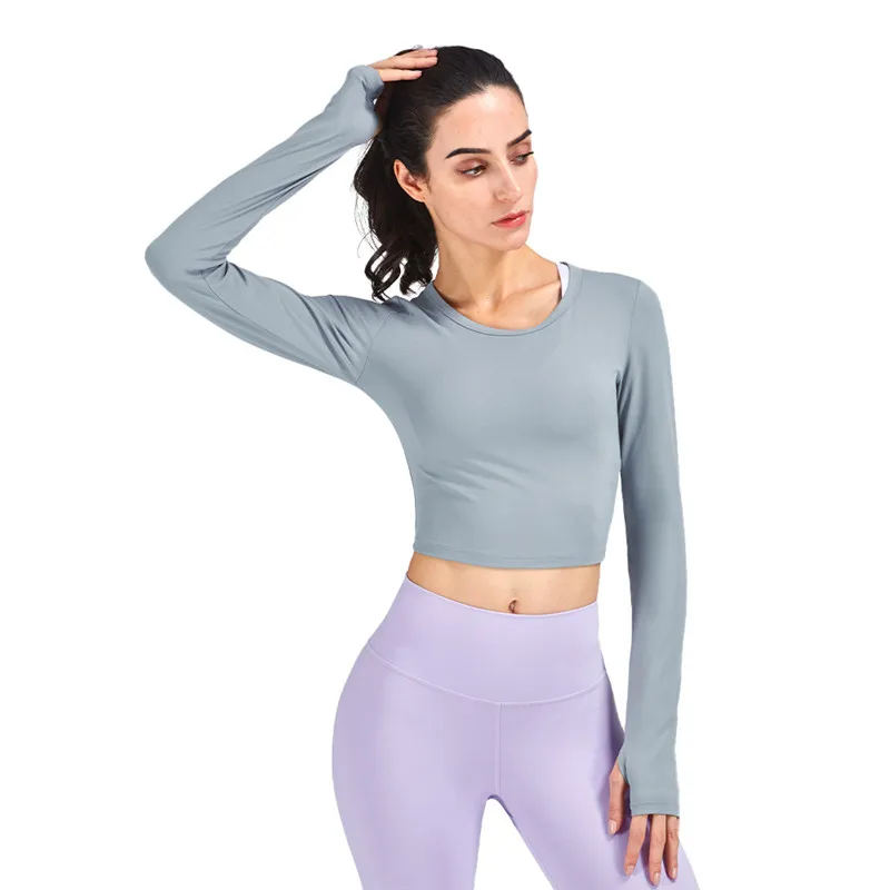 Sexy Women Fitness Long Sleeve Round Neck Slim Short Sleeve T-shirt Stretch Tight Nude Sports Top Yoga Traininggym Clothing Run
Sexy Women Fitness Long Sleeve Round Neck Slim Short Sleeve T-shirt Stretch Tight Nude Sports Top Yoga Traininggym Clothing Run