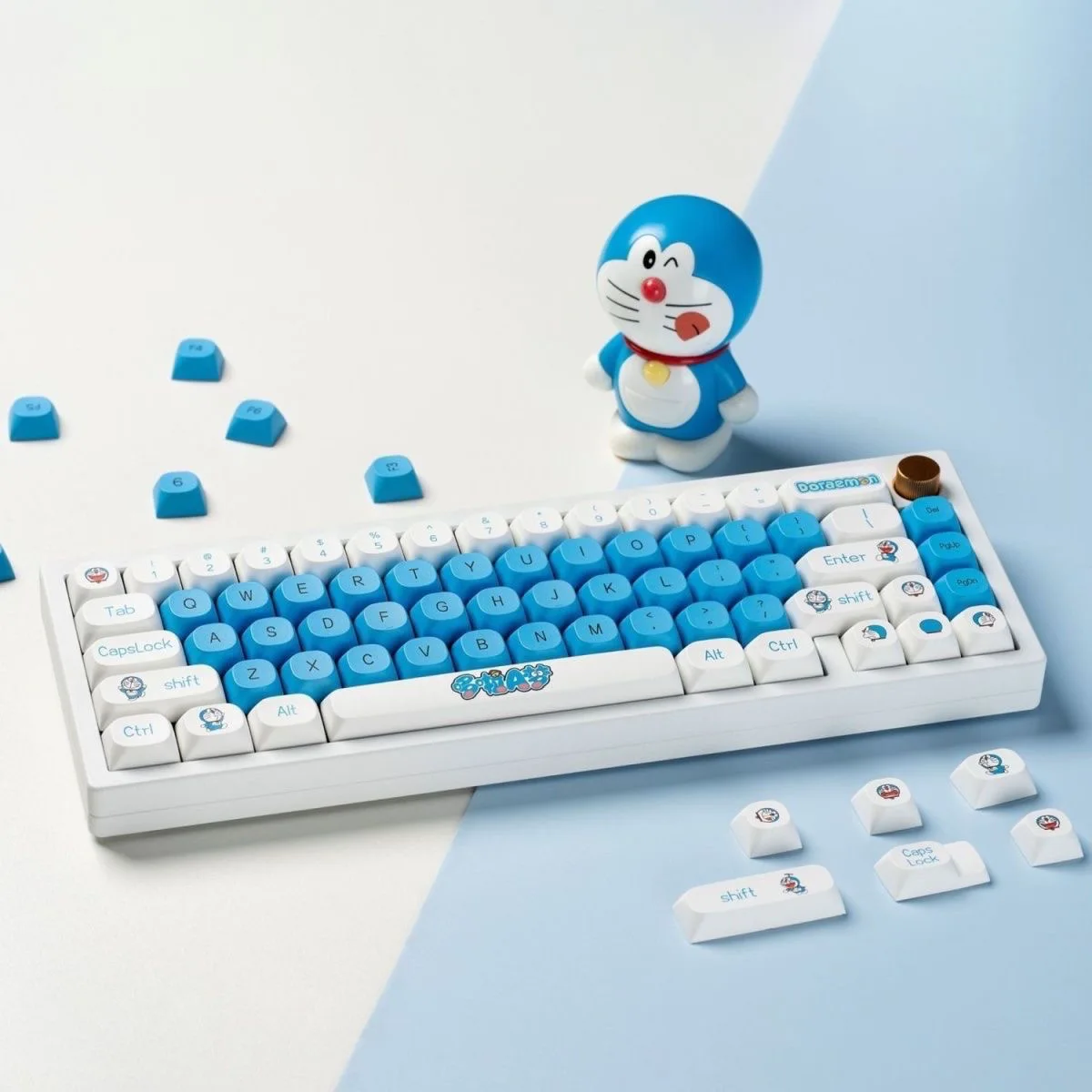 124 Keys Blue white Japanese Anime Keycaps MA Profile Custom Mechanical Keyboard Keycaps PBT Cute Key Cap For Cherry MX Switch
124 Keys Blue white Japanese Anime Keycaps MA Profile Custom Mechanical Keyboard Keycaps PBT Cute Key Cap For Cherry MX Switch