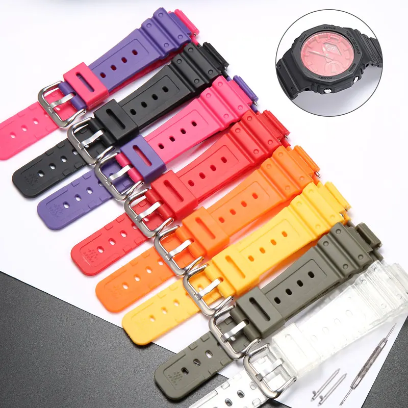 Watchband Accessories Resin Strap Suitable for Casio G-SHOCK GA2100 2110 Watch Band Bracelet for Men Women
Watchband Accessories Resin Strap Suitable for Casio G-SHOCK GA2100 2110 Watch Band Bracelet for Men Women