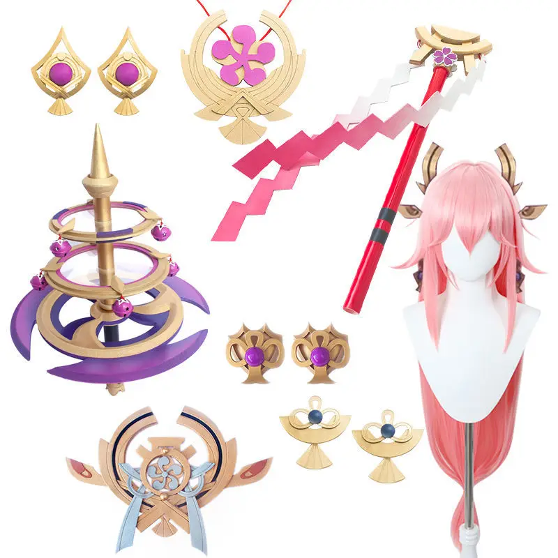 Genshin Impact Yae Miko Kagura's Verity&Blessed Wand Full Set Cosplay Prop Halloween Carnival Party Event Stage Performance Prop
Genshin Impact Yae Miko Kagura's Verity&Blessed Wand Full Set Cosplay Prop Halloween Carnival Party Event Stage Performance Prop