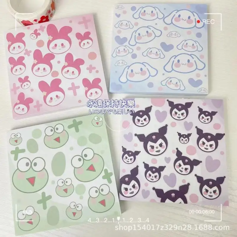 Новинка, Sanrio Kawali Kuromi Mymelody Cinnamoroll Keroppi, клейкая бумага для заметок, милый подарок для девочек на день рождения
Новинка, Sanrio Kawali Kuromi Mymelody Cinnamoroll Keroppi, клейкая бумага для заметок, милый подарок для девочек на день рождения