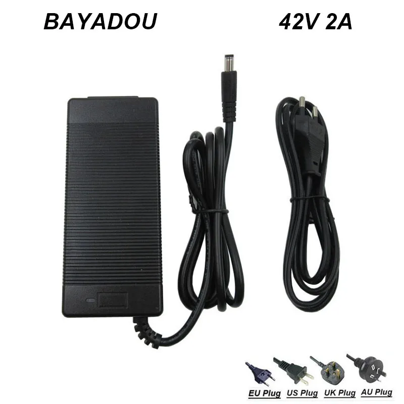 36V 2A DC Li-ion Ebike Battery Charger 42V 2A 36 Volt 10S Electric Bike Bicycle Scooter M365 Hoverboard Lithium Charger
36V 2A DC Li-ion Ebike Battery Charger 42V 2A 36 Volt 10S Electric Bike Bicycle Scooter M365 Hoverboard Lithium Charger