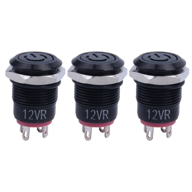 2X 12V 2A 9.5Mm LED Metal Cap Power Momentary Push Button Switch Car DIY Modified, Red
2X 12V 2A 9.5Mm LED Metal Cap Power Momentary Push Button Switch Car DIY Modified, Red