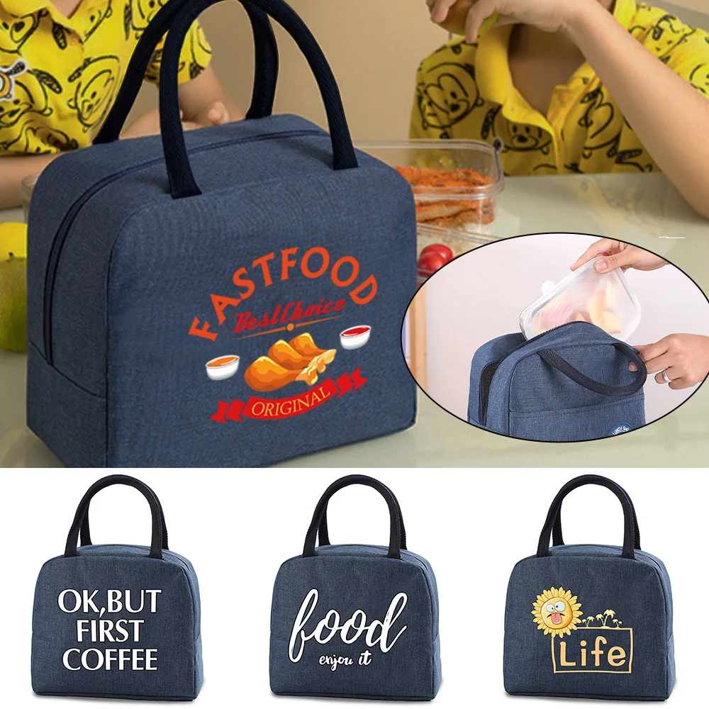 Lunch Bag Cooler Tote Portable Insulated Box Food Print Thermal Cold Food Container School Picnic Men Women Kids Travel Lunchbox 
Lunch Bag Cooler Tote Portable Insulated Box Food Print Thermal Cold Food Container School Picnic Men Women Kids Travel Lunchbox