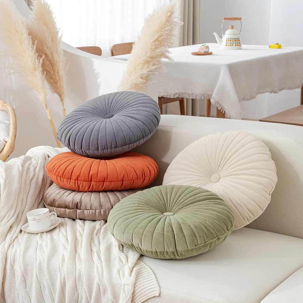Home Decor Round Solid Seat Cushion Velvet Fabric Back Cushion Sofa Pillow Bed Pillow Couch Cushion Cover
Home Decor Round Solid Seat Cushion Velvet Fabric Back Cushion Sofa Pillow Bed Pillow Couch Cushion Cover