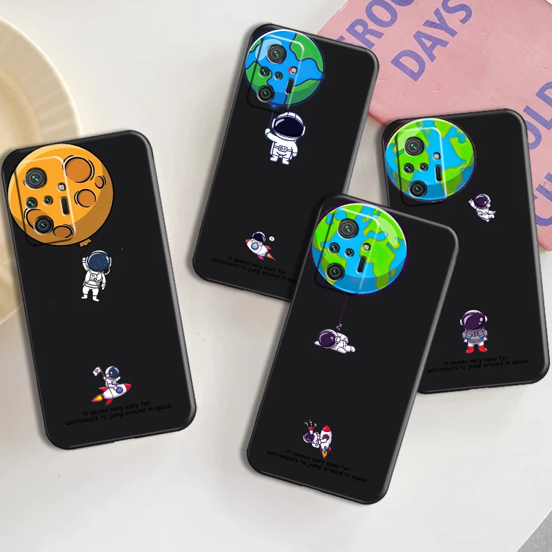 Cartoon Creative Astronaut Phone Case For Xiaomi Redmi Note 9 7 7A 9T 9A 9C 9S 9 8 Pro 8T 8 2021 5G Silicone Cover Funda
Cartoon Creative Astronaut Phone Case For Xiaomi Redmi Note 9 7 7A 9T 9A 9C 9S 9 8 Pro 8T 8 2021 5G Silicone Cover Funda