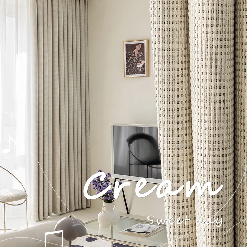 Modern Simple Balcony Drapes Light Luxury Bedroom Thick Blackout Curtain Large Area Bay Window Curtains Home Living Room Drape
Modern Simple Balcony Drapes Light Luxury Bedroom Thick Blackout Curtain Large Area Bay Window Curtains Home Living Room Drape