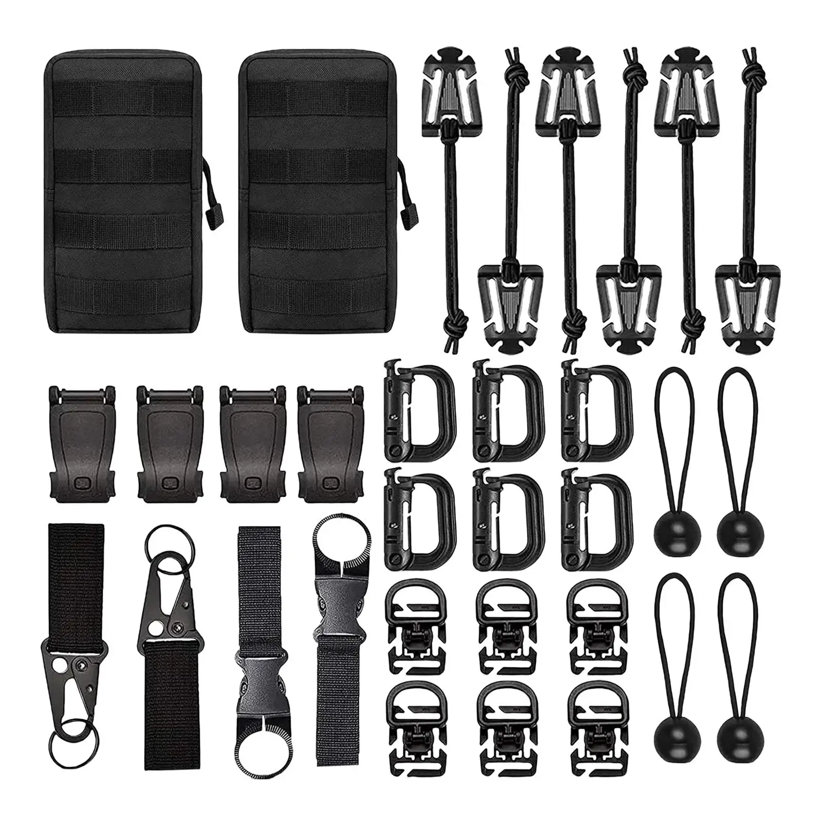 Backpack Accessories Kit Attachments Locking Gear Clip Bags Utility Belt 
Backpack Accessories Kit Attachments Locking Gear Clip Bags Utility Belt