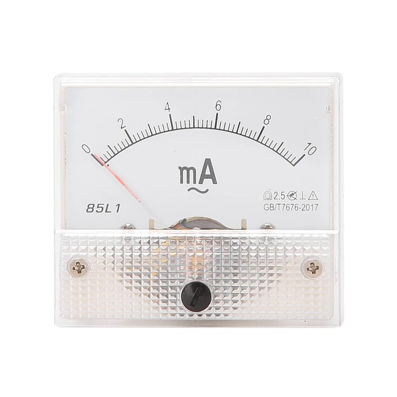 AC 0 - 10MA Pointer AC Ammeter Analog Current Panel Ampere Meter For Pressure Regulator Distribution Boxes, Etc
AC 0 - 10MA Pointer AC Ammeter Analog Current Panel Ampere Meter For Pressure Regulator Distribution Boxes, Etc