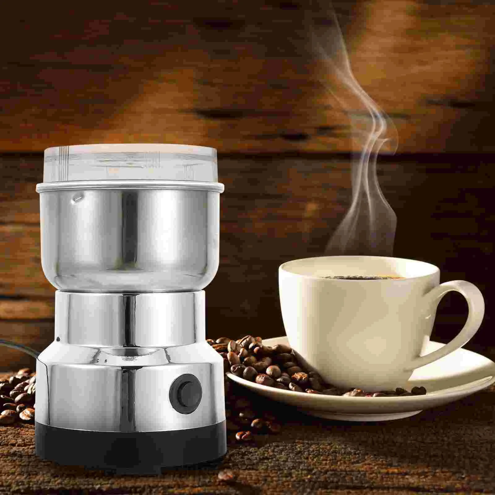 1 pc Coffee Grinder Stainless Steel Practical Electric Kitchen Supplies Dry Mill Beans Grinder for Office Home
1 pc Coffee Grinder Stainless Steel Practical Electric Kitchen Supplies Dry Mill Beans Grinder for Office Home