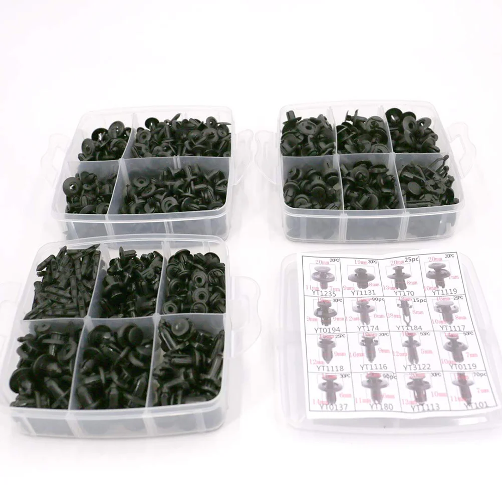 620pcs Car Rivet Fastener Retainer Push Pin Body Bumper Rivet Trim Moulding Retainer Clip Accessories Kit
620pcs Car Rivet Fastener Retainer Push Pin Body Bumper Rivet Trim Moulding Retainer Clip Accessories Kit