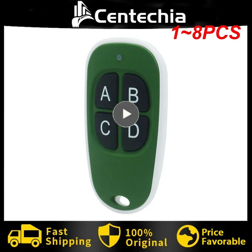 1~8PCS Garage Door Remote Control 433MHz 4 Keys Copy Universal Remote Control Cloning electric gate Remote Controller Duplicator
1~8PCS Garage Door Remote Control 433MHz 4 Keys Copy Universal Remote Control Cloning electric gate Remote Controller Duplicator