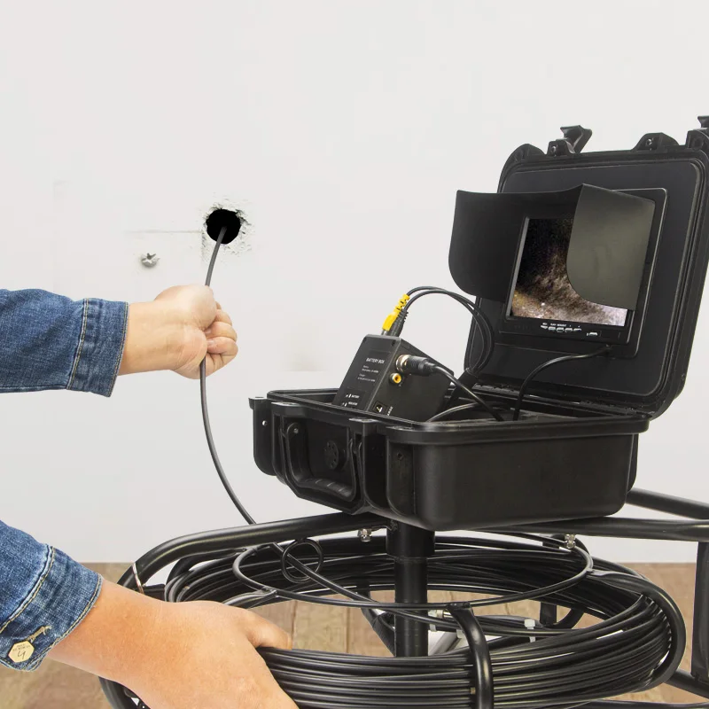 7 inch LCD color monitor plumbing inspection camera drain sewer camera IP68 waterproof industrial pipe endoscope
7 inch LCD color monitor plumbing inspection camera drain sewer camera IP68 waterproof industrial pipe endoscope