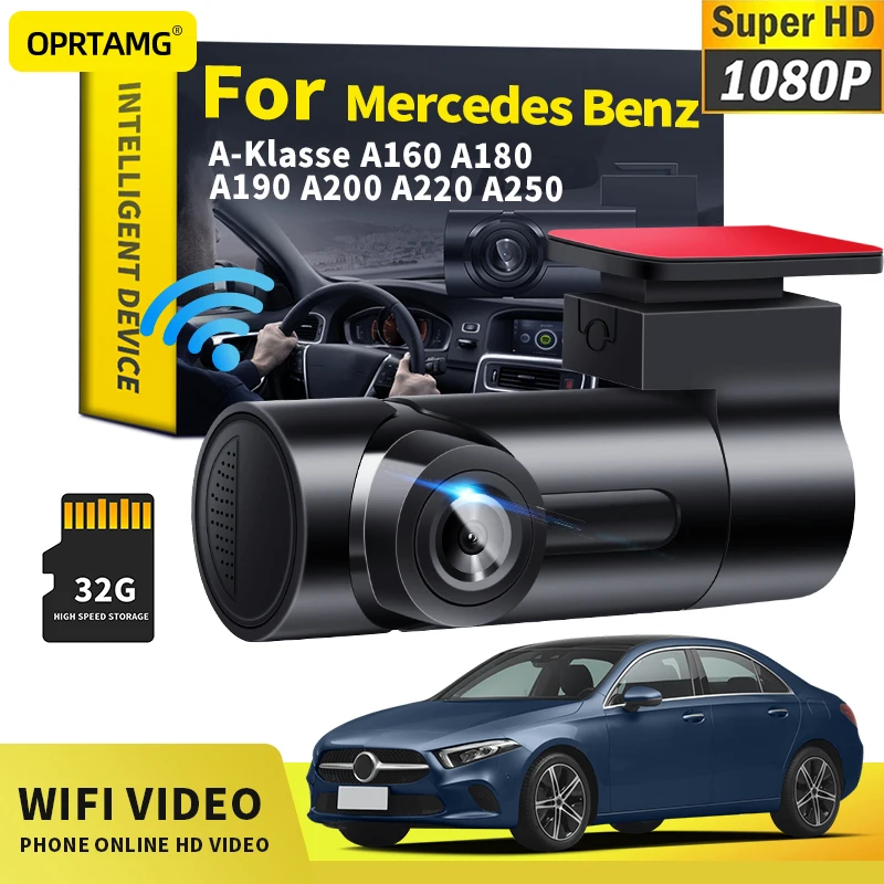 Автомобильный видеорегистратор OPRTAMG MSC 1080P HD камера WiFi видеорегистратор для Mercedes Benz A-klase A160 A180 A190 A200 A220 A250 1994-2022
Автомобильный видеорегистратор OPRTAMG MSC 1080P HD камера WiFi видеорегистратор для Mercedes Benz A-klase A160 A180 A190 A200 A220 A250 1994-2022