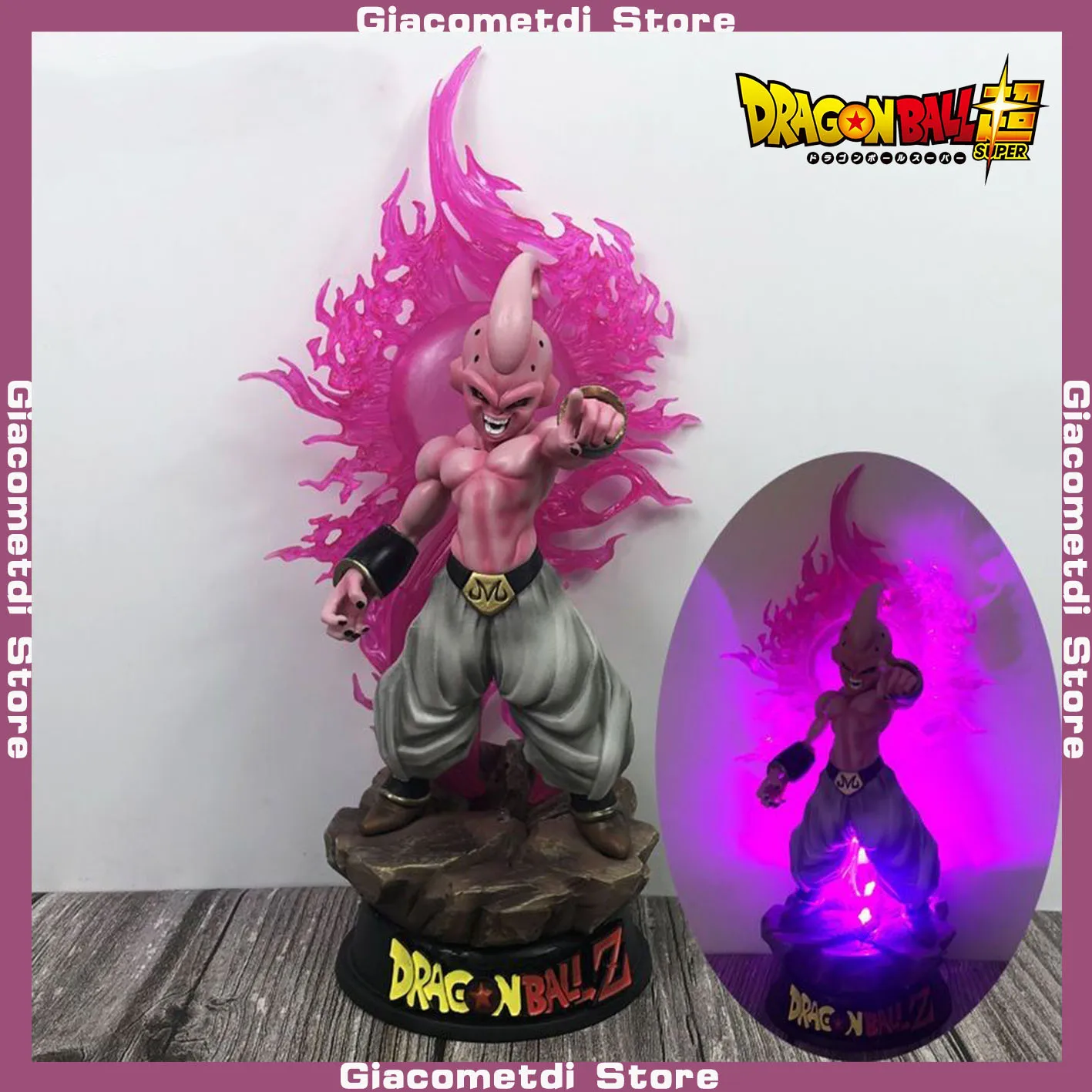 37cm Dragon Ball Z Son Goku Figure GK Majin Buu With Led Light Action Figures Anime PVC Model Toys Statue Ornaments Dolls Gifts
37cm Dragon Ball Z Son Goku Figure GK Majin Buu With Led Light Action Figures Anime PVC Model Toys Statue Ornaments Dolls Gifts
