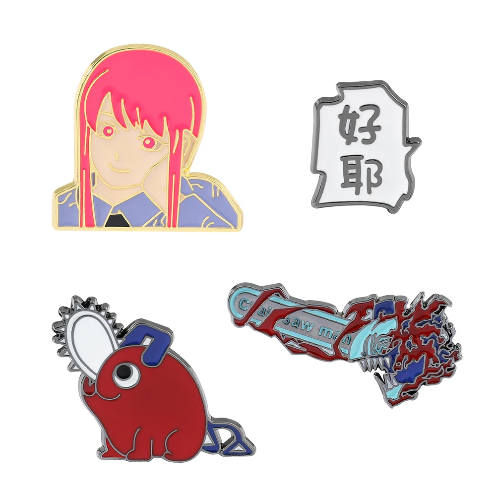 Japan Anime Chainsaw Man Enamel Brooch Cute Pochita Metal Badge Lapel Pins for Jacket Backpack Accessories for Fans Gifts
Japan Anime Chainsaw Man Enamel Brooch Cute Pochita Metal Badge Lapel Pins for Jacket Backpack Accessories for Fans Gifts
