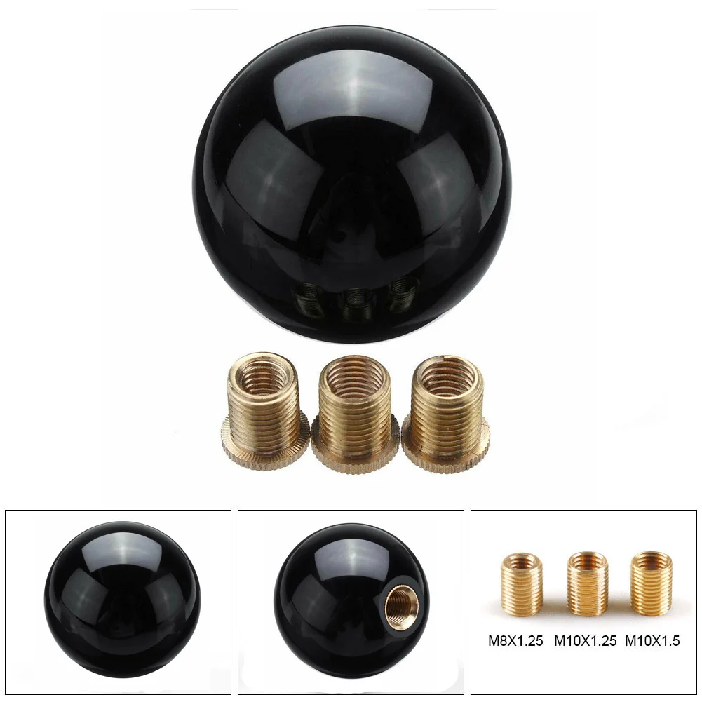 Universal Car Gear Shift Knob Black Round Ball Gear Shift Knob Stick Shifter Lever Adapter Acrylic Auto Replacement Parts
Universal Car Gear Shift Knob Black Round Ball Gear Shift Knob Stick Shifter Lever Adapter Acrylic Auto Replacement Parts