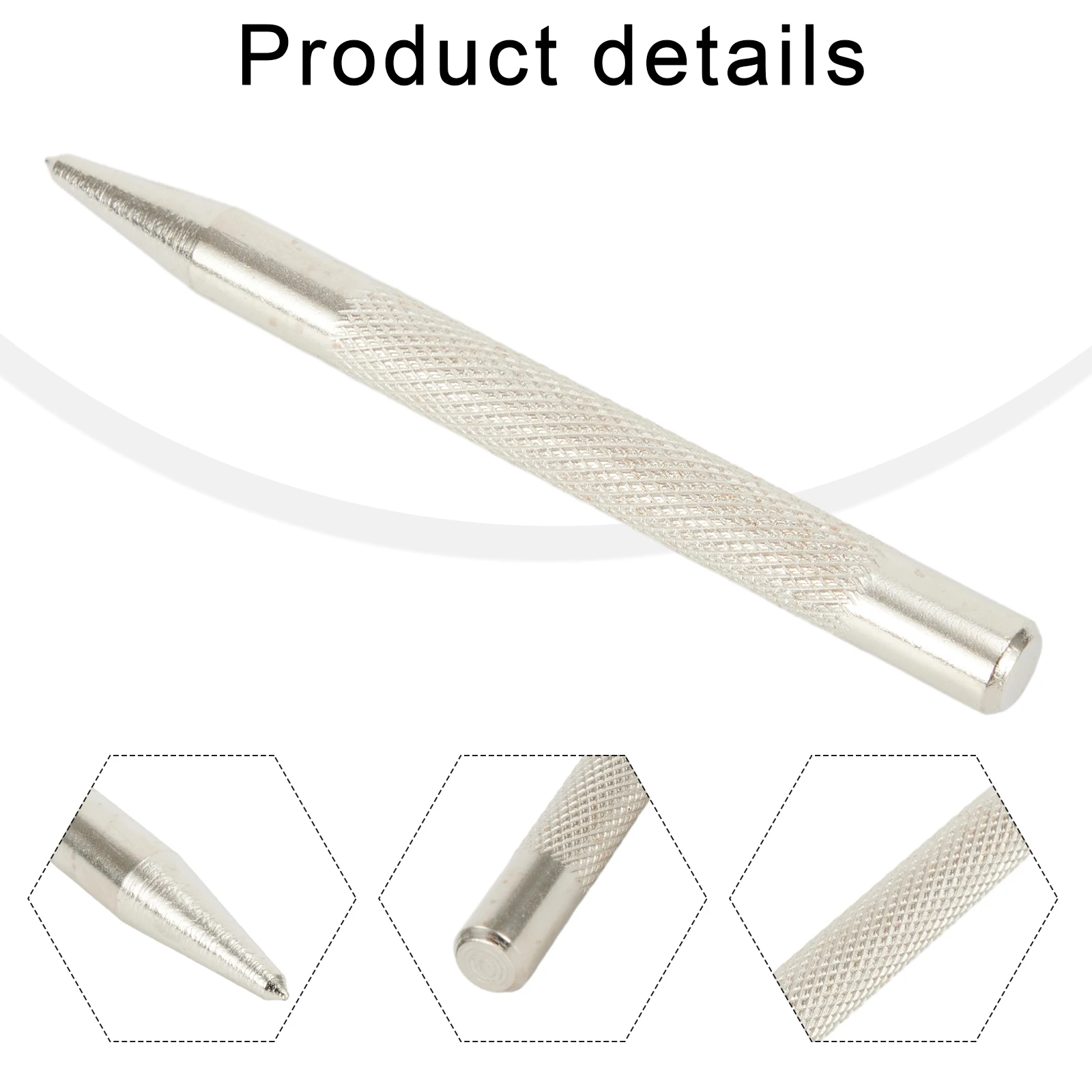 Knurled Centre Punch Metal Hardened Carbon Steel Spot Dot Center For Waterproof Hole For Bit Drill Locator Hole Punch Hand Tools
Knurled Centre Punch Metal Hardened Carbon Steel Spot Dot Center For Waterproof Hole For Bit Drill Locator Hole Punch Hand Tools
