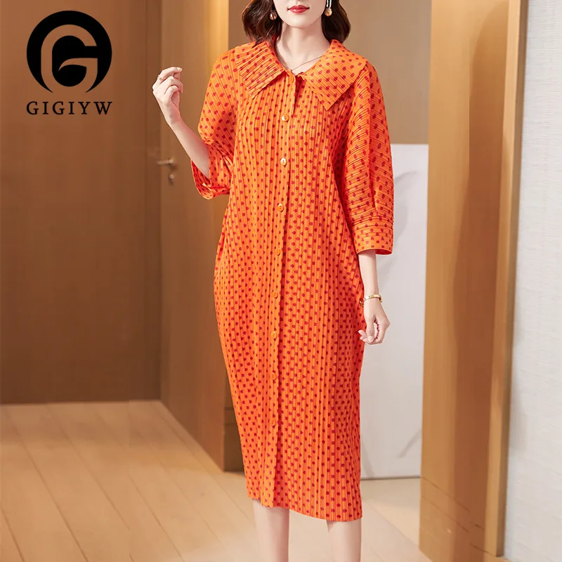 GIGIYW ElasticLapel Wave Point Thin Dress Pleated Loose Fit Korean Coats Women Autumn Trench Coat For 2022 New ZZ173
GIGIYW ElasticLapel Wave Point Thin Dress Pleated Loose Fit Korean Coats Women Autumn Trench Coat For 2022 New ZZ173