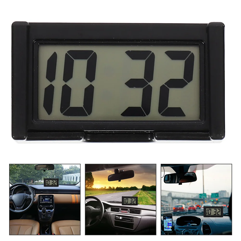 1pc Compact Portable Vehicle Clock Car Electronic Clock Car Mini Clock Digital Clock
1pc Compact Portable Vehicle Clock Car Electronic Clock Car Mini Clock Digital Clock