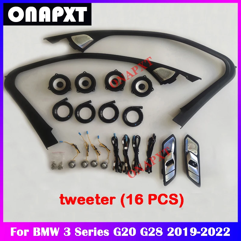 For BMW 3 Series G20 G28 2019-2022 LED Decorative Car Atmosphere Lamp Bar Door Strip Ambient Light Loudsopeaker Tweeter
For BMW 3 Series G20 G28 2019-2022 LED Decorative Car Atmosphere Lamp Bar Door Strip Ambient Light Loudsopeaker Tweeter