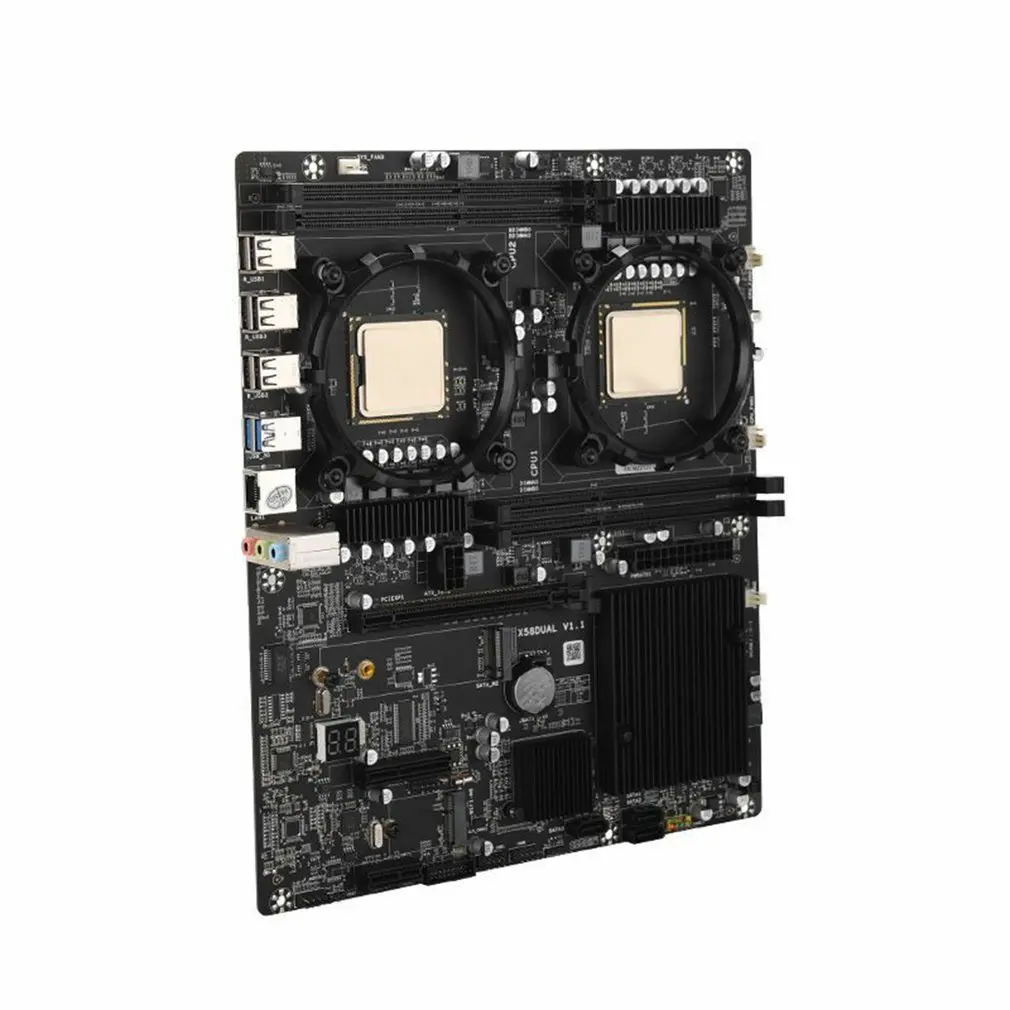 Mainboard X58 E-ATX DDR3 ALC662 Sound Card Chip PCIE X16 Support SATA 2.0 USB 3.0 M.2 NVME Interface USB 3.0 USB 2.0
Mainboard X58 E-ATX DDR3 ALC662 Sound Card Chip PCIE X16 Support SATA 2.0 USB 3.0 M.2 NVME Interface USB 3.0 USB 2.0