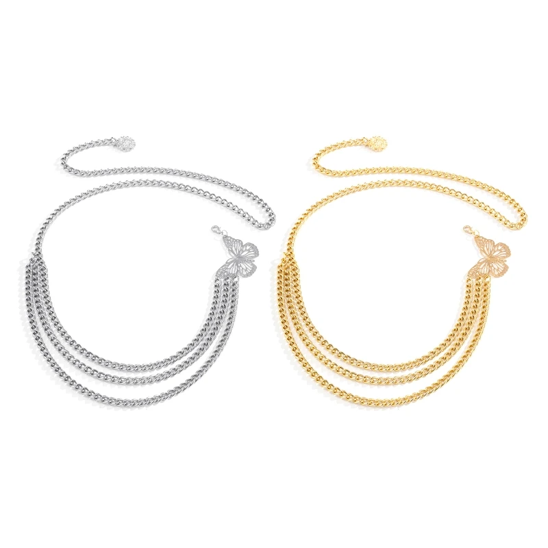 Женская цепочка для живота, с бабочкой
Женская цепочка для живота, с бабочкой