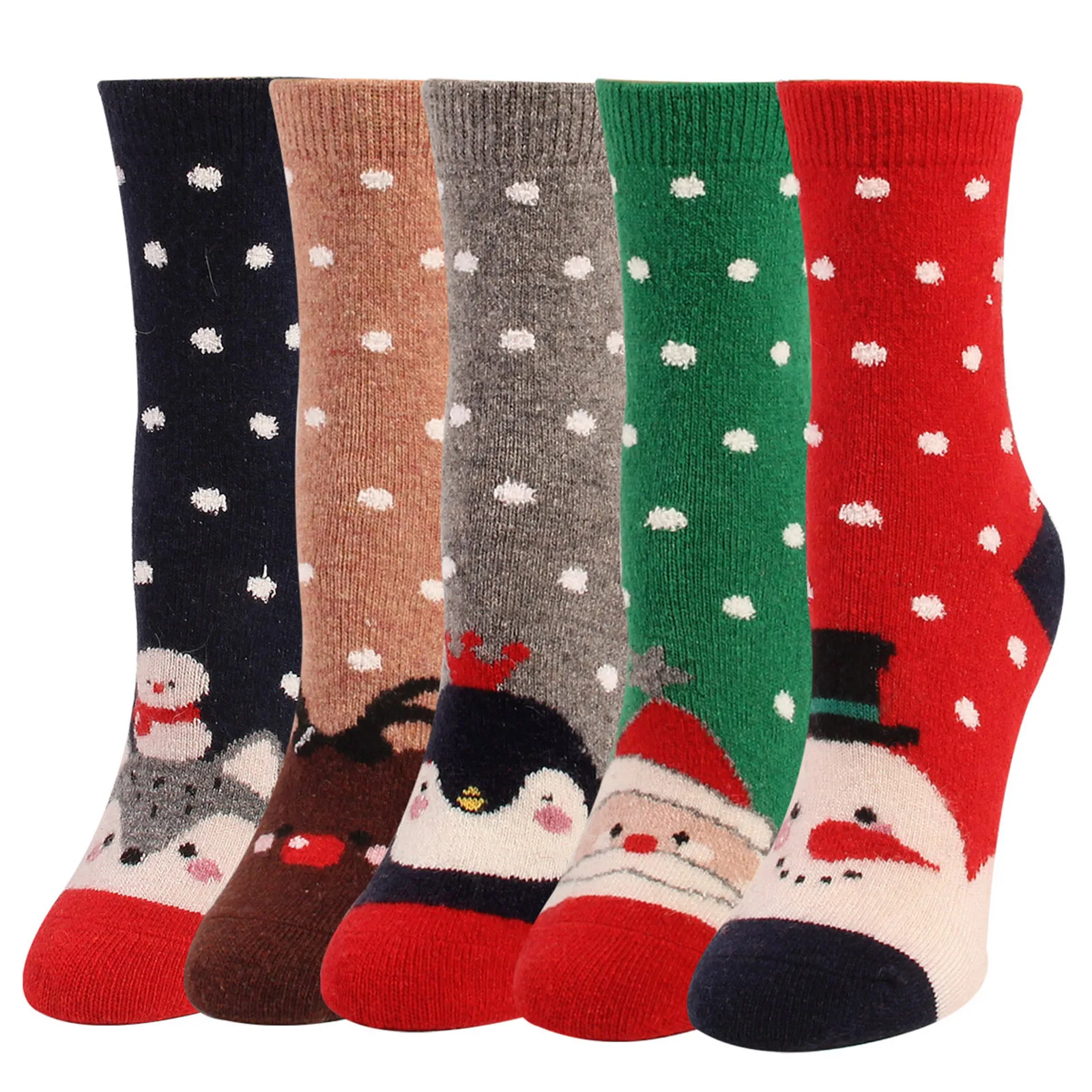 Рождественские носки, Костюмные шерстяные чулки, прямые носки средней длины, комбинированные пушистые носки, носки до колена
Рождественские носки, Костюмные шерстяные чулки, прямые носки средней длины, комбинированные пушистые носки, носки до колена