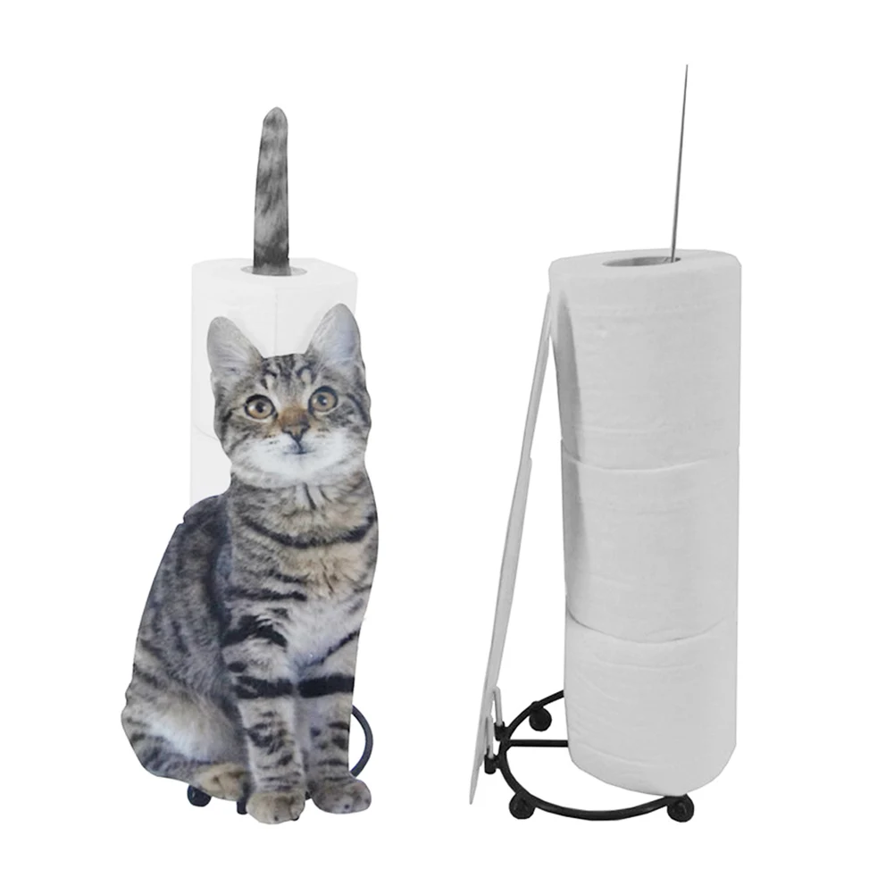 Toilet Paper Towel Holder Cute Cat Kitten Wrought Iron Bathroom Kitchen Tissue Storage Shelf Roll Paper Storage Rack Desk Decor
Toilet Paper Towel Holder Cute Cat Kitten Wrought Iron Bathroom Kitchen Tissue Storage Shelf Roll Paper Storage Rack Desk Decor