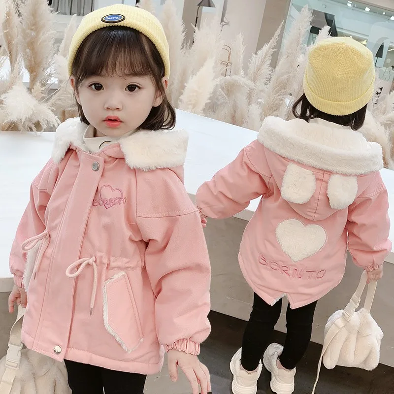 Baby Girls Plush Velvet Thick Coat Winter Thicken Warm Kids Windbreaker Jacket For Girl Christmas Birthday Gift Hooded Outerwear
Baby Girls Plush Velvet Thick Coat Winter Thicken Warm Kids Windbreaker Jacket For Girl Christmas Birthday Gift Hooded Outerwear