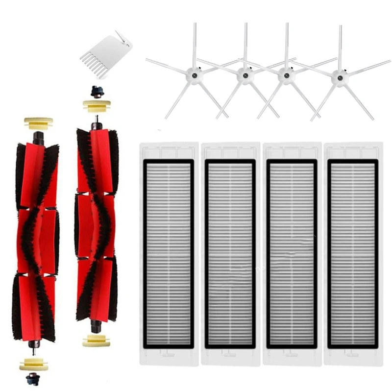 11Pcs for XiaoMi Roborock S5 Max S50 S51 S55 S6 S6 Pure Accessories Vacuum Cleaner Parts HEPA Filter Main Side Brushes
11Pcs for XiaoMi Roborock S5 Max S50 S51 S55 S6 S6 Pure Accessories Vacuum Cleaner Parts HEPA Filter Main Side Brushes