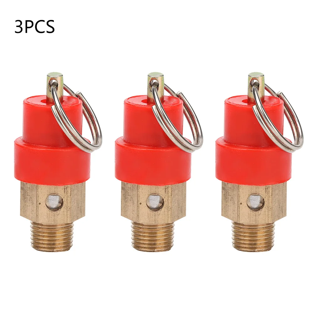 3pcs 8KG Air Compressor Safety Relief Valve Pressure Release Valve Regulator (G1/4'') Safety Safety Safety Safety
3pcs 8KG Air Compressor Safety Relief Valve Pressure Release Valve Regulator (G1/4'') Safety Safety Safety Safety