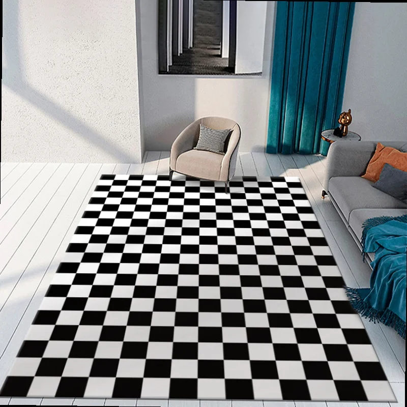 Promotion Moroccan Checkerboard Plaid Living Room Decoration Carpet Simple Home Coffee Mat Rug Door Sofa Large Area Table
Promotion Moroccan Checkerboard Plaid Living Room Decoration Carpet Simple Home Coffee Mat Rug Door Sofa Large Area Table