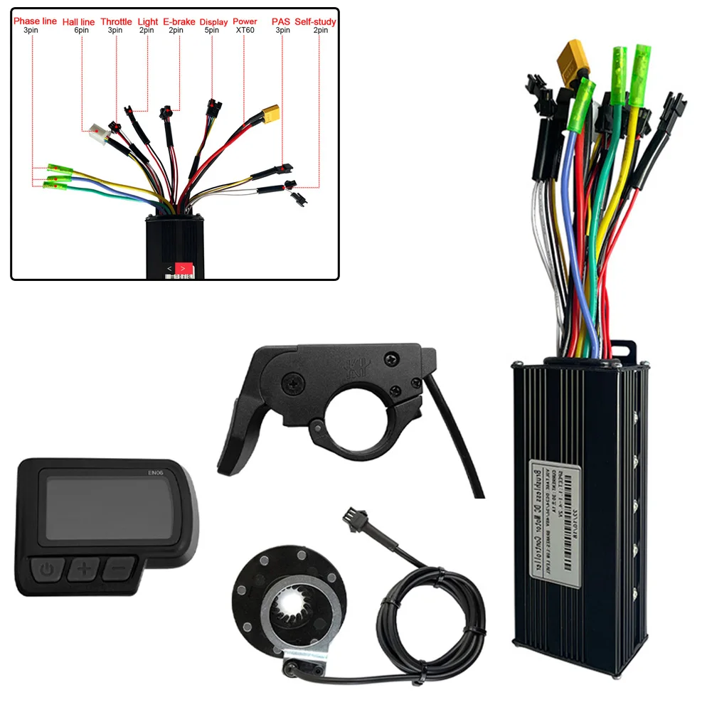 24/36/48V 750/1000W Motor 30A Sine Wave Controller EN06 Display TT-009 Throttle 8 PAS Kit For E-Bike MTB Sine Wave Three-mode
24/36/48V 750/1000W Motor 30A Sine Wave Controller EN06 Display TT-009 Throttle 8 PAS Kit For E-Bike MTB Sine Wave Three-mode