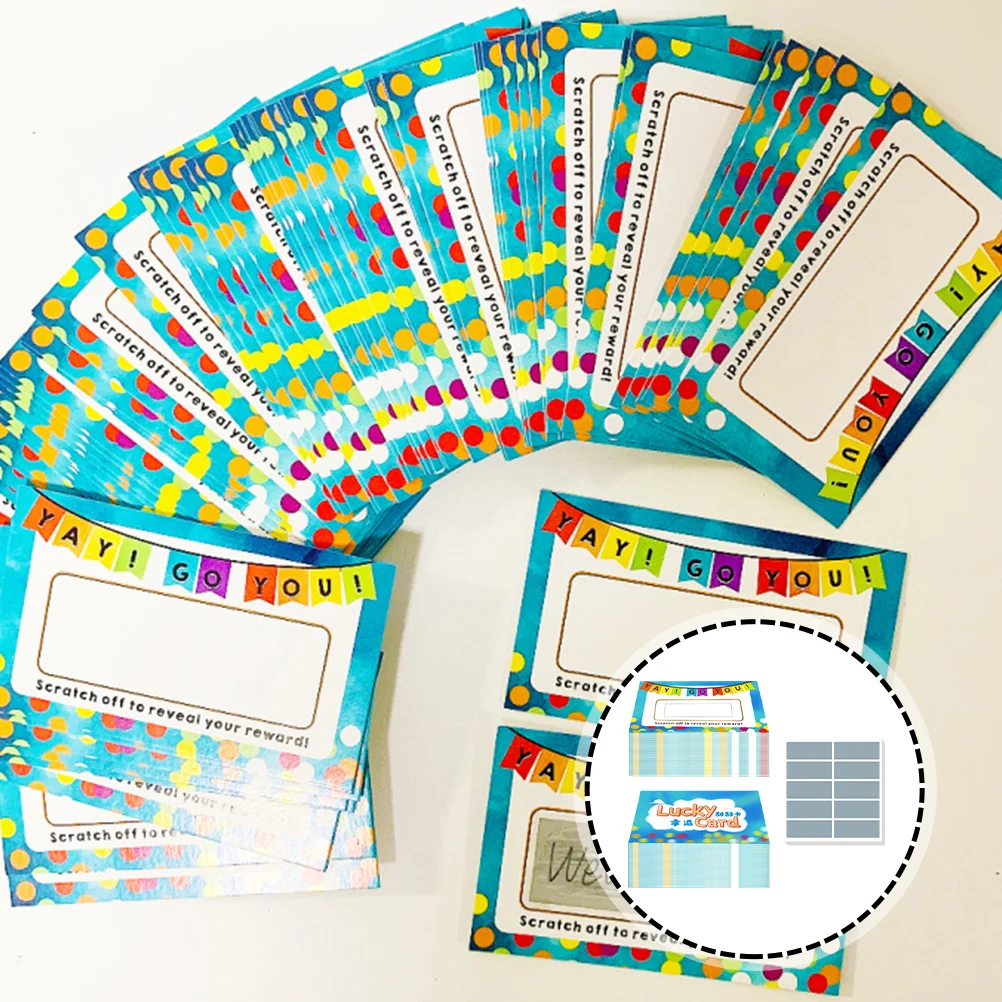 

DIY царапины открытки Бумажные Поздравительные красочные билетов наклейки с царапинами праздничные пожелания без рисунка
