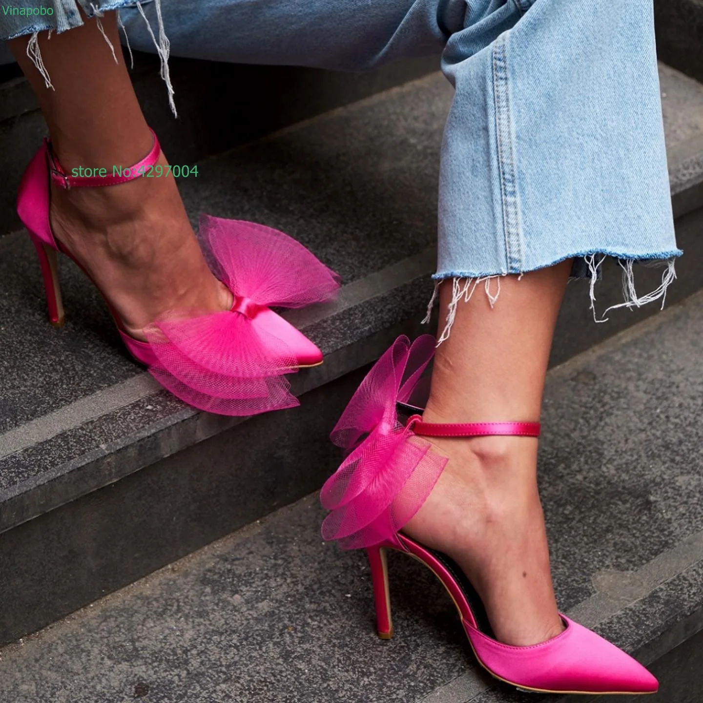 Big Butterfly-Knot Sandals Woman Summer 2022 High Heels Women Pumps Pointed Designer Shoes Mary Janes Sexy Stiletto Wedding Shoe
Big Butterfly-Knot Sandals Woman Summer 2022 High Heels Women Pumps Pointed Designer Shoes Mary Janes Sexy Stiletto Wedding Shoe