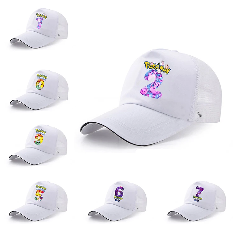 Summer Baseball Caps Sunscreen Digital Pokémon Cartoon Character Pikachu Little Fire Dragon Breathable Casual Beach Boy Girl
Summer Baseball Caps Sunscreen Digital Pokémon Cartoon Character Pikachu Little Fire Dragon Breathable Casual Beach Boy Girl