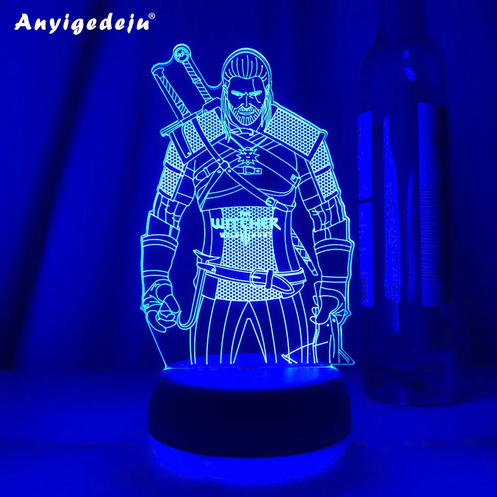 Witcher-ed Action Figure Nightlight LED Game Lamp Cool PC Desktop Decoration RGB Lighting Toys Xmas Gift for Gamers Wild Hunt
Witcher-ed Action Figure Nightlight LED Game Lamp Cool PC Desktop Decoration RGB Lighting Toys Xmas Gift for Gamers Wild Hunt