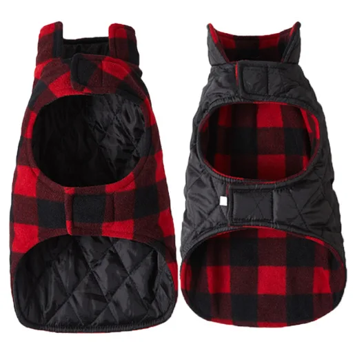 New Winter Pet Dog Clothes Plaid Thickened Cotton Vest Wind Proof Small Dog Fleece Coat Jacket Puppy Clothes
New Winter Pet Dog Clothes Plaid Thickened Cotton Vest Wind Proof Small Dog Fleece Coat Jacket Puppy Clothes