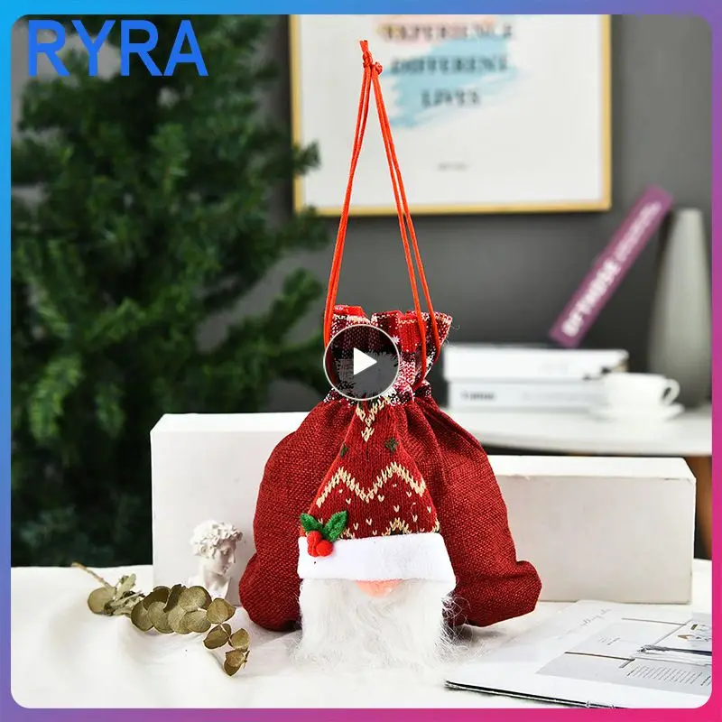 Bundle Bag Santa Claus Soft Christmas Apple Bag Portable Tote Bag Candy Bag Party Accessories Christmas Faceless Doll Burlap
Bundle Bag Santa Claus Soft Christmas Apple Bag Portable Tote Bag Candy Bag Party Accessories Christmas Faceless Doll Burlap